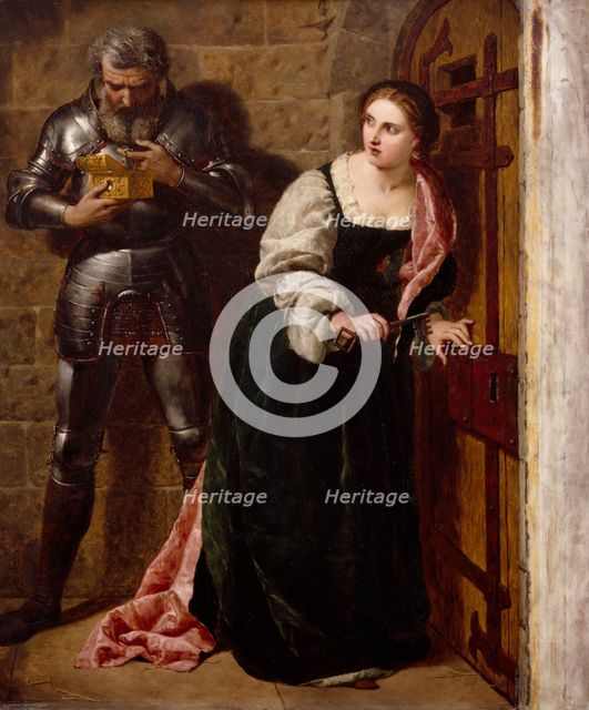 The Bribe, 1857. Creator: Frederick Richard Pickersgill.