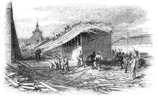The Bricklayers Arms Railway Station, after the Late Accident, 1850. Creator: Unknown