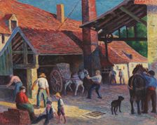 The Brickyard, 1908. Creator: Luce, Maximilien (1858-1941)
