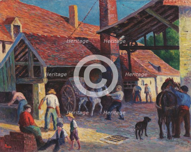 The Brickyard, 1908. Creator: Luce, Maximilien (1858-1941).