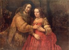 The Bridal Couple (The Jewish Bride) c1665-c1669, (1967). Creator: Rembrandt Harmensz van Rijn
