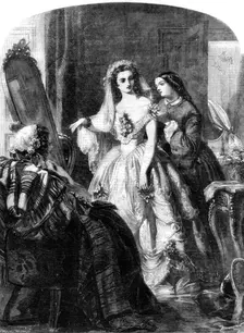 The Bride 1856.Artist: Abraham Solomon
