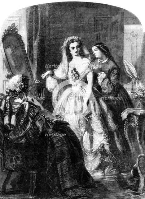 'The Bride', 1856.Artist: Abraham Solomon