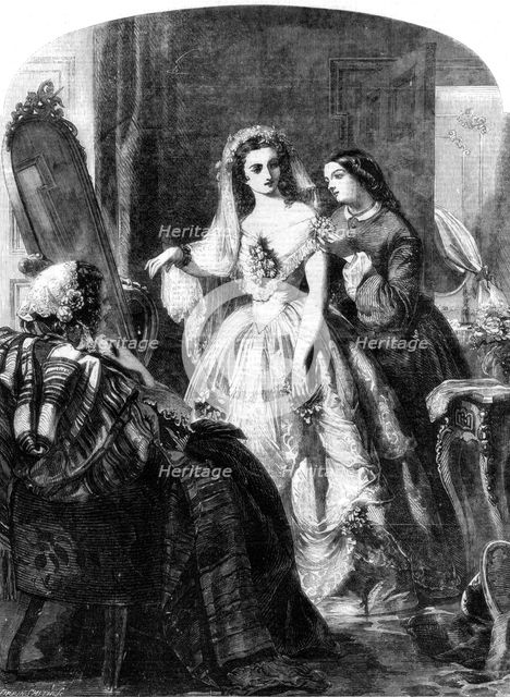 'The Bride', 1856.Artist: Abraham Solomon