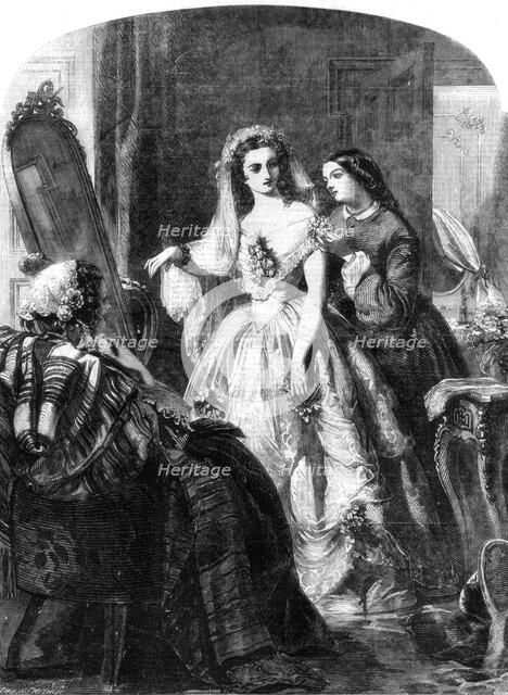 'The Bride', 1856.Artist: Abraham Solomon