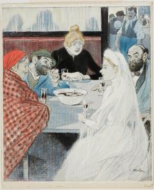The Bride, n.d. Creator: Theophile Alexandre Steinlen