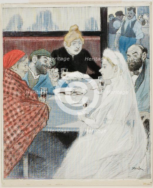 The Bride, n.d. Creator: Theophile Alexandre Steinlen.