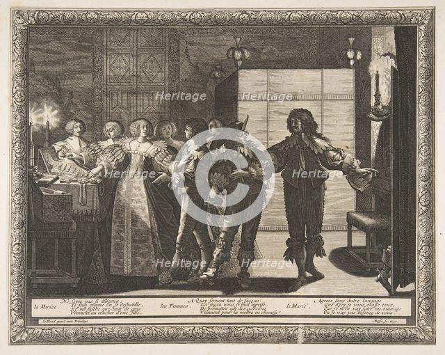 The Bride Taken Home (La Mariée reconduite chez elle), 1633. Creator: Abraham Bosse.
