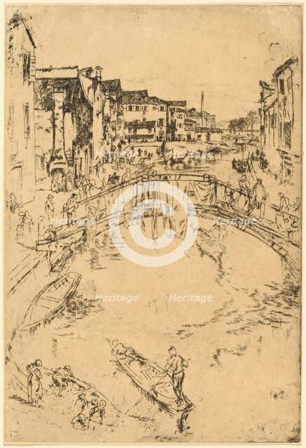 The Bridge, 1879/1880. Creator: James Abbott McNeill Whistler.