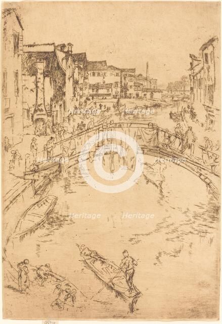 The Bridge, 1879/1880. Creator: James Abbott McNeill Whistler.