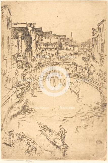 The Bridge, 1879/1880. Creator: James Abbott McNeill Whistler.