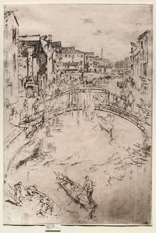 The Bridge, 1886. Creator: James McNeill Whistler (American, 1834-1903)