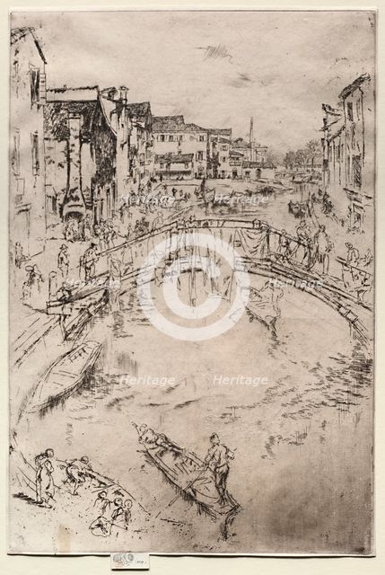 The Bridge, 1886. Creator: James McNeill Whistler (American, 1834-1903).