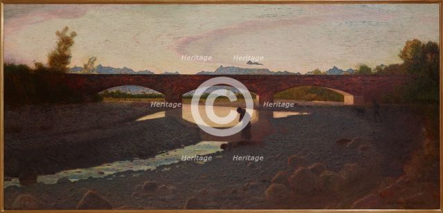 The Bridge, 1904. Creator: Pellizza da Volpedo, Giuseppe (1868-1907).