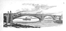 The Bridge across the Mississippi at St. Louis 1883