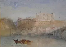 The Bridge and Chateau at Amboise, c1830. Artist: JMW Turner