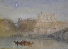 The Bridge and Chateau at Amboise, c1830. Artist: JMW Turner