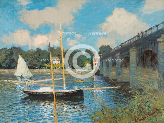 The Bridge at Argenteuil, 1874. Creator: Claude Monet.