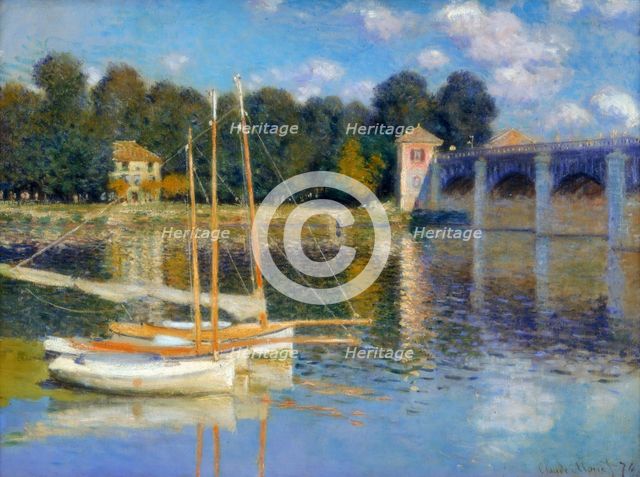 'The Bridge at Argenteuil', 1874. Artist: Claude Monet