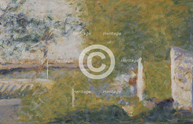 The Bridge at Bineau. Creator: Georges-Pierre Seurat.