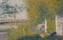 The Bridge at Bineau. Creator: Seurat, Georges Pierre (1859-1891)