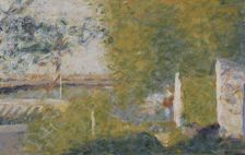 The Bridge at Bineau. Creator: Seurat, Georges Pierre (1859-1891)