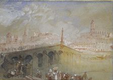 The Bridge at Blois: Fog Clearing, 1826-1830. Artist: JMW Turner