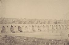 [The Bridge at Dizfoul], 1840s-60s. Creator: Possibly by Luigi Pesce