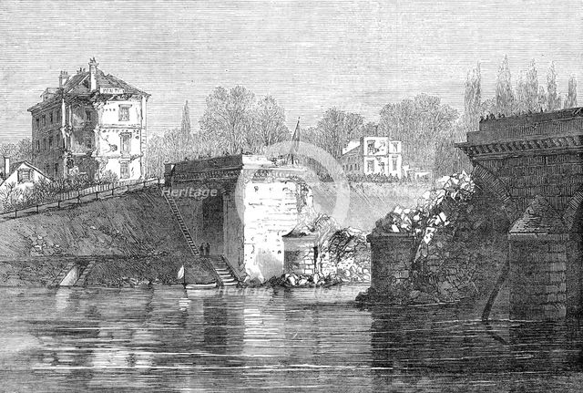 The bridge at Sevres, 1871. Creator: Unknown.