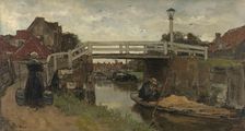 The Bridge, c.1879. Creator: Jacob Henricus Maris