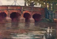 The Bridge c1911. Artist: Edward Leslie Badham