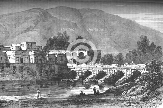 'The Bridge, Cabul', c1880. Artist: Unknown.