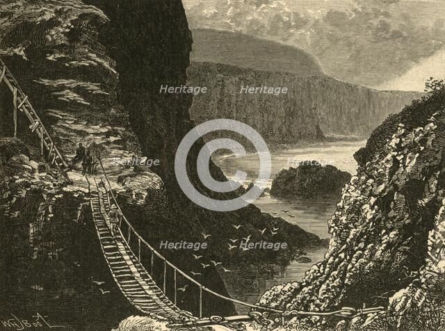 'The Bridge, Carrick-A-Rede', 1898. Creator: Unknown.