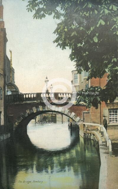 'The Bridge, Newbury', late 19th-early 20th century.  Creator: Unknown.