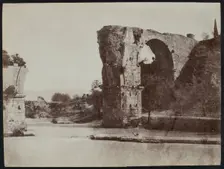 The Bridge of Augustus at Narni, 1850s. Creator: Unknown