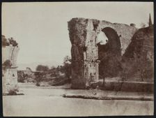 The Bridge of Augustus at Narni, 1850s. Creator: Unknown
