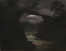 The Bridge of Hauge outside Arendal, 1829. Creator: Thomas Fearnley