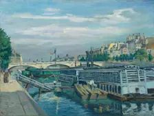 The Bridge of Louis Philippe, 1875. Creator: Armand Guillaumin