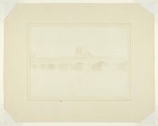 The Bridge of Orleans, June 1843. Creator: William Henry Fox Talbot