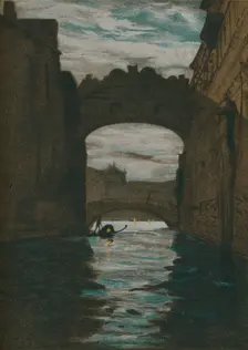 The Bridge of Sighs c1860. Artist: Charles Edward Holloway
