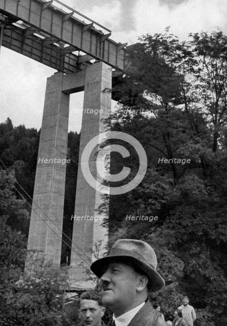 The bridge over the Mangfall River valley, south-east of Munich, Germany, 1935. Artist: Unknown