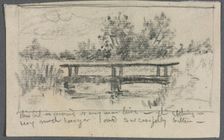 The Bridge, Schleissheim. Creator: Otto H. Bacher (American, 1856-1909)