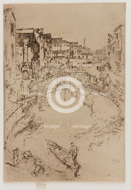 The Bridge, Santa Marta, 1879-1880. Creator: James Abbott McNeill Whistler.