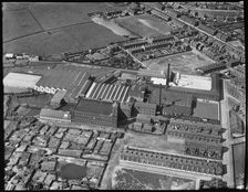 The Bridgewater and Moss Side Cotton Mills, Newtown, Greater Manchester, c1930s. Creator: Arthur William Hobart