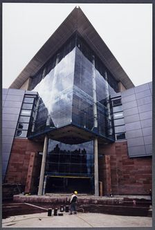 The Bridgewater Hall, Barbirolli Square, Manchester, January-September 1996. Creator: John Laing plc
