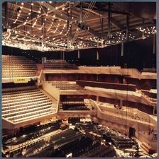 The Bridgewater Hall, Barbirolli Square, Manchester, January-September 1996. Creator: John Laing plc