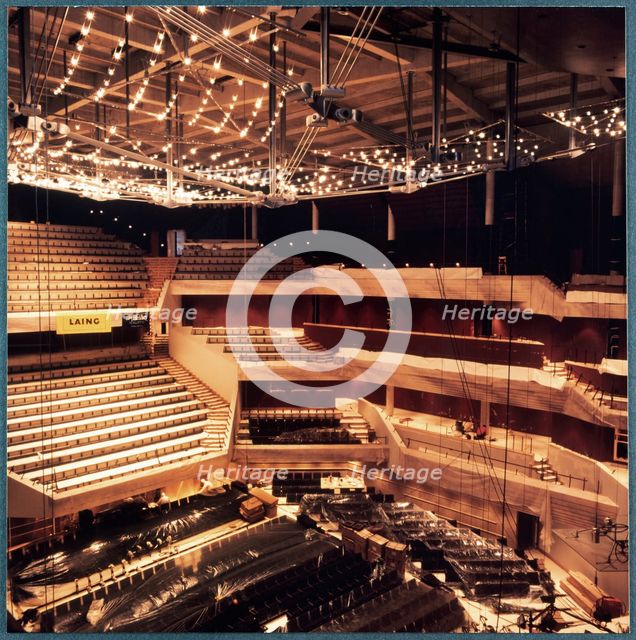 The Bridgewater Hall, Barbirolli Square, Manchester, January-September 1996. Creator: John Laing plc.