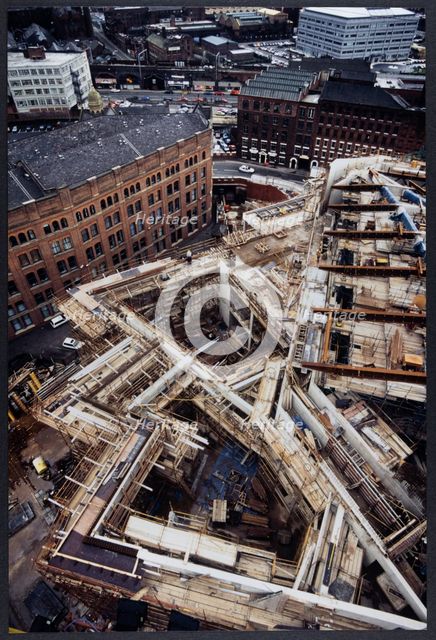 The Bridgewater Hall, Barbirolli Square, Manchester, July-December 1994. Creator: John Laing plc.