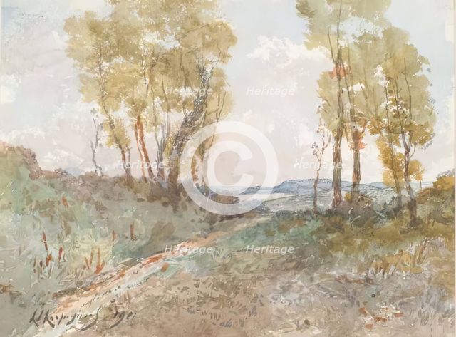 The Bridle Path to the Sea, 1911. Creator: Henri-Joseph Harpignies.