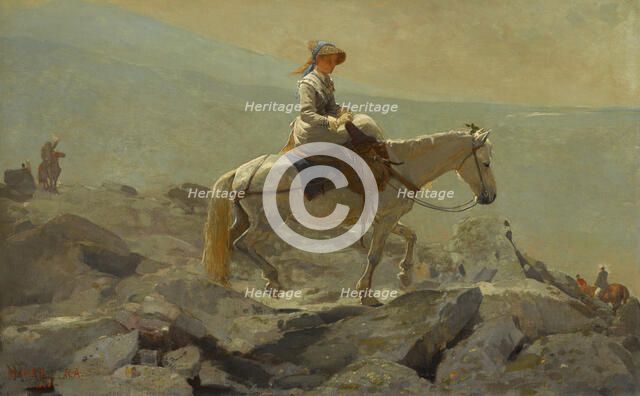 The Bridle Path, White Mountains, 1868. Creator: Winslow Homer.